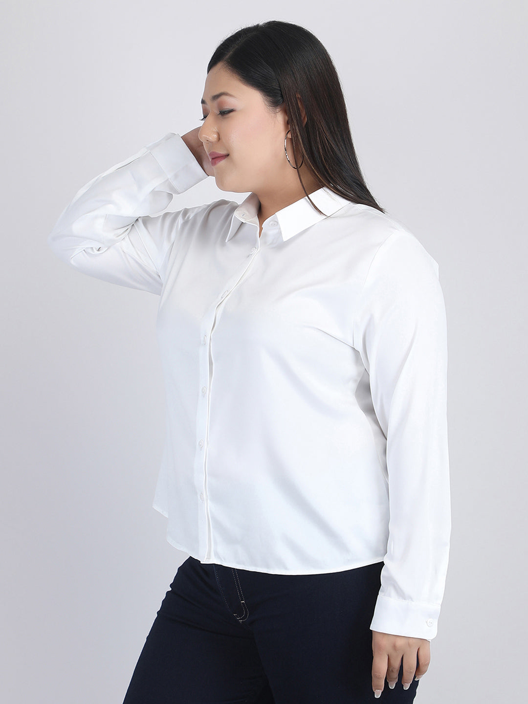 White Button Down Shirt from Shaye , Shirt for women