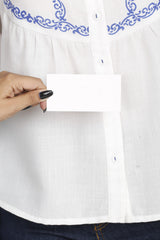 Greece Shirt from Shaye India , Shirts for women