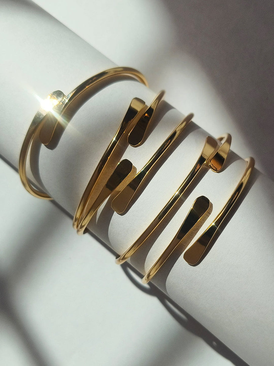 Gold Spark Bracelet Set from Shaye India , Jewellery for women