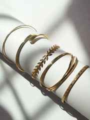 Shimmer Gold Stack Bracelet Set from Shaye India , Jewellery for women