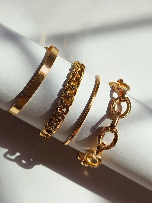 Sunbeam Stacked Bracelet Set from Shaye India , Jewellery for women