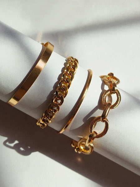 Sunbeam Stacked Bracelet Set from Shaye India , Jewellery for women