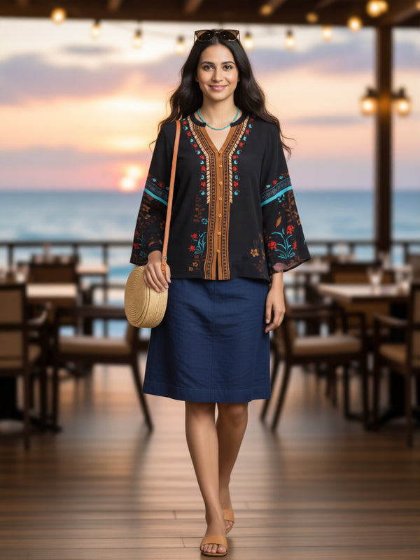 Jaipur Shirt from Shaye India , Shirts for women