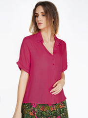 Fuchsia Shirt Top from Shaye , Top for women