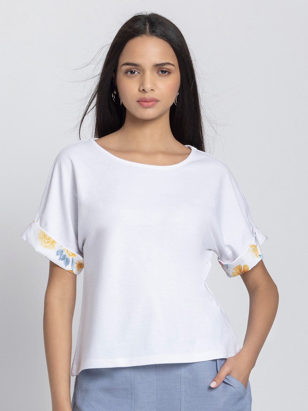 Essential Knit T-shirt from Shaye India , T-shirt for women