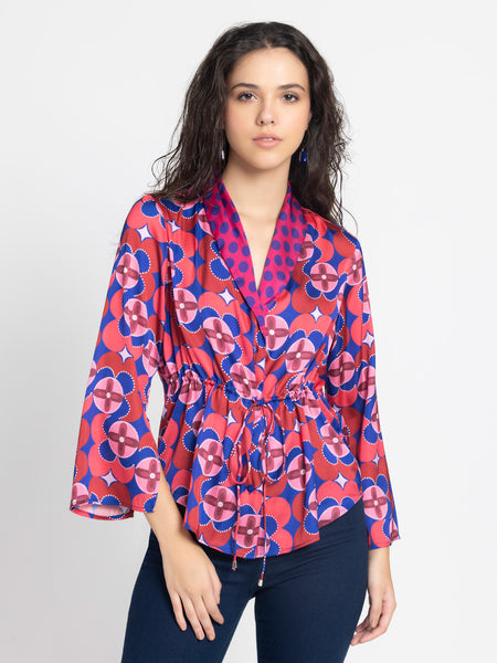 Jorden Cinched Shirt Jacket from SHAYE , Shirt for women