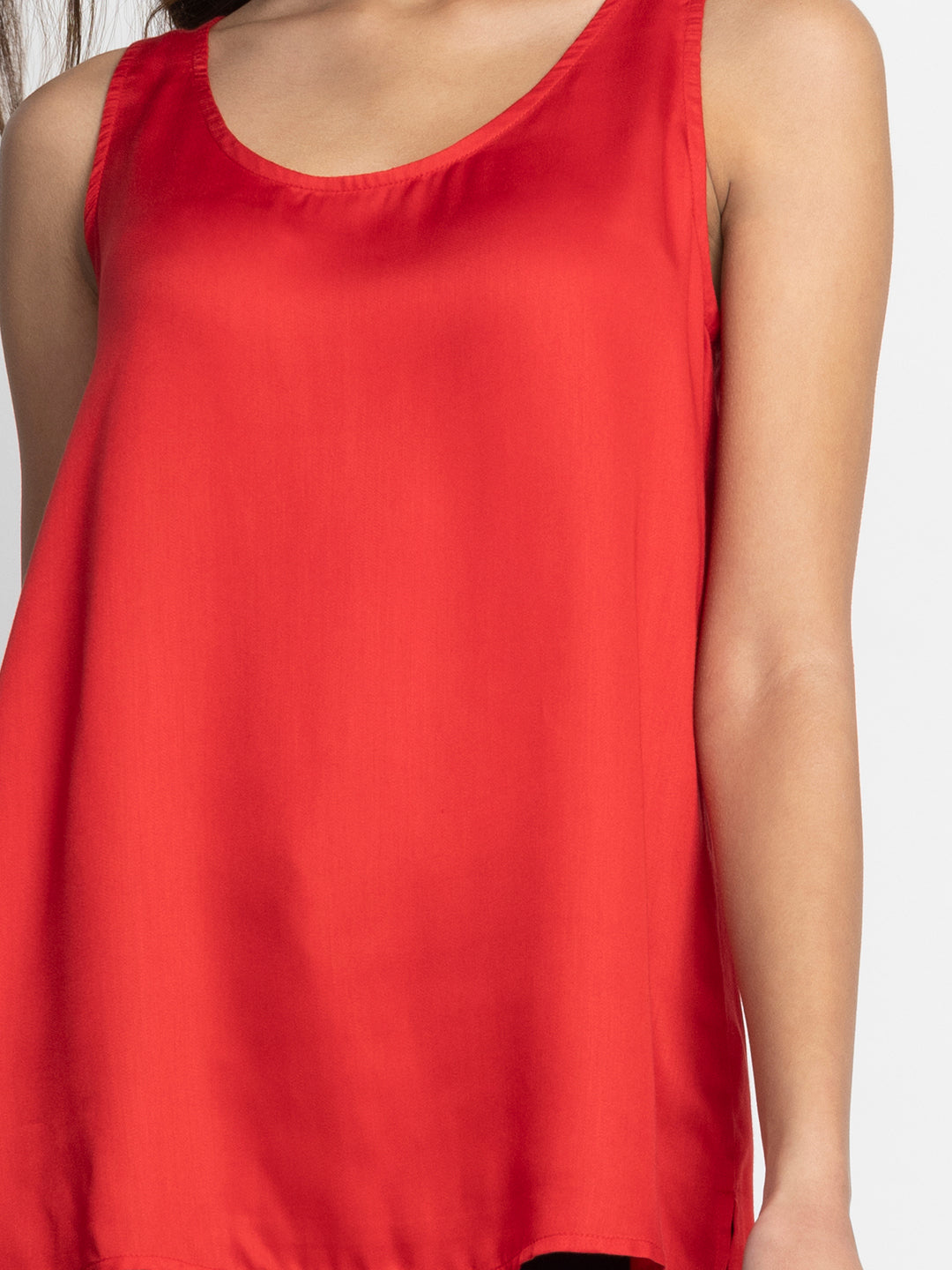 Red Keyhole Tank Top from Shaye , Top for women