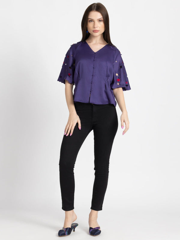 Belen Peplum Shirt from Shaye , Shirt for women