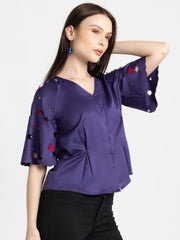Belen Peplum Shirt from Shaye , Shirt for women