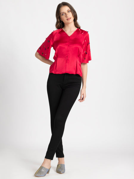 Blisse Peplum Shirt from Shaye , Shirt for women