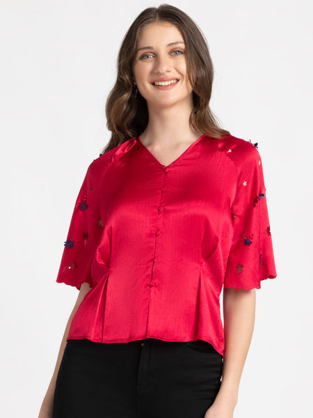 Blisse Peplum Shirt from Shaye , Shirt for women