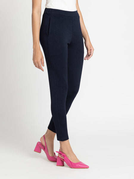 Blue Stretchable Pant from Shaye , Pants for women
