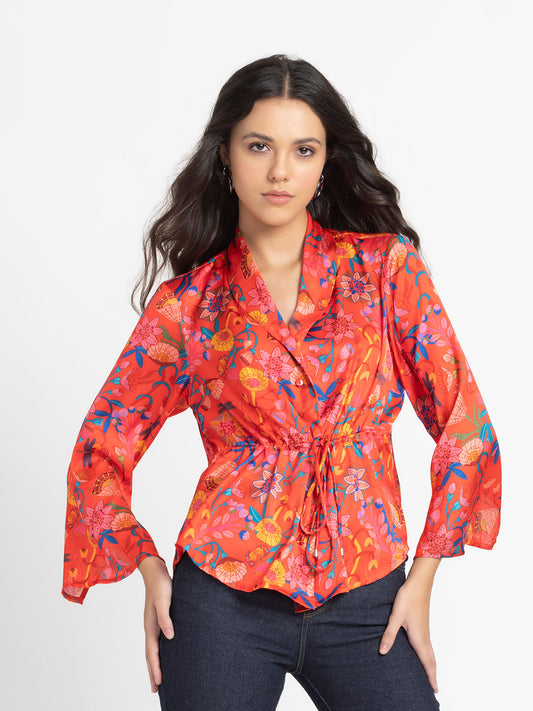 Camille Cinched Shirt Jacket from Shaye , Shirt for women