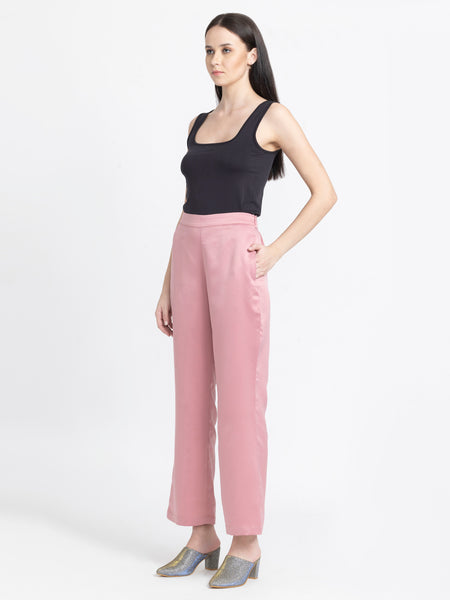 Luxe straight pant- Dusty pink from Shaye , Pants for women