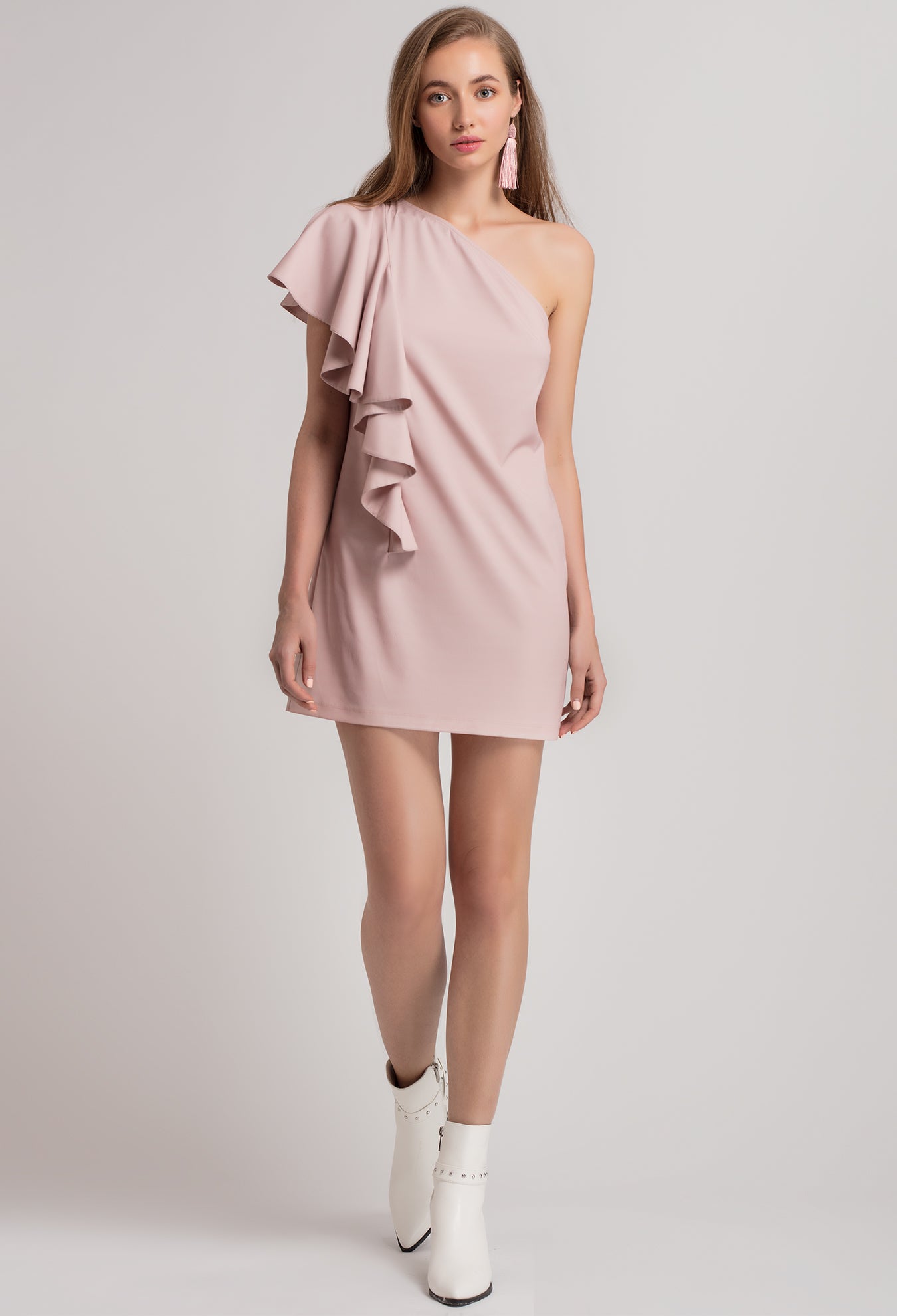 Blush One Shoulder Dress from Shaye , for women