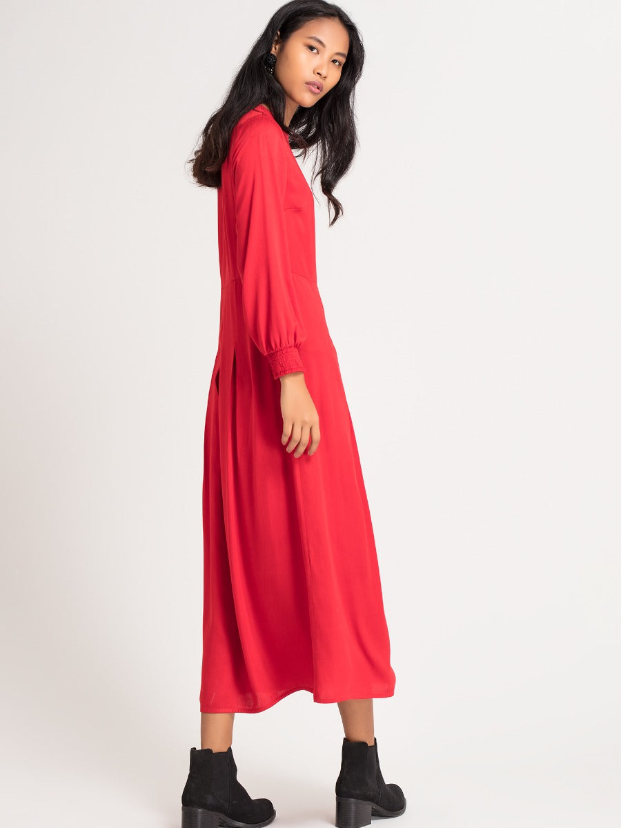 Red Midi Dress from Shaye , for women