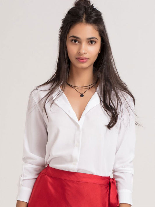 White Button Down Shirt from Shaye , Shirt for women