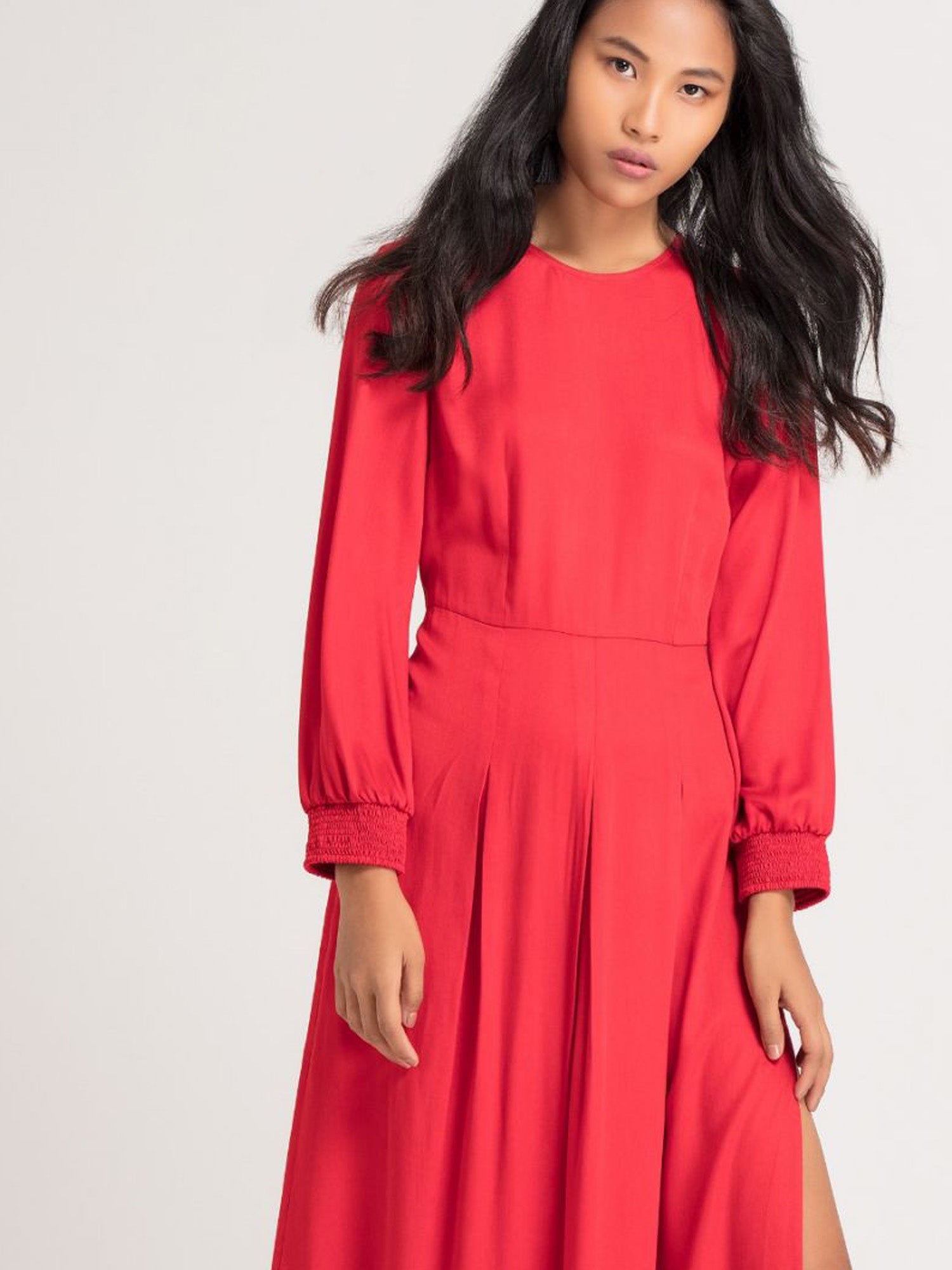 Red Midi Dress from Shaye , for women