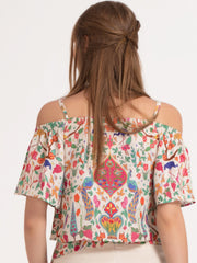 Peacock Off Shoulder Top from Shaye , Top for women