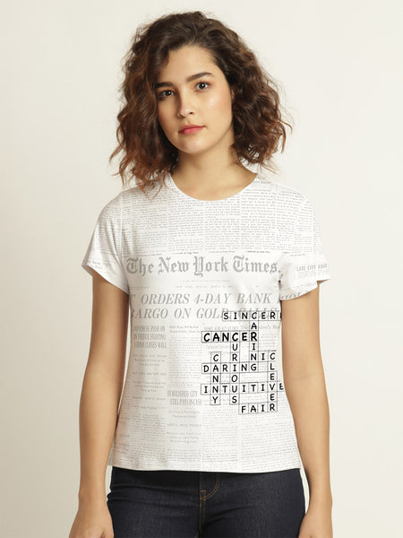 Cancer gorgeous tee from Shaye , for women