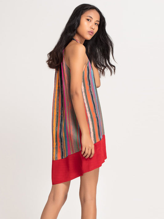 Stripe High-Low Dress from Shaye , for women