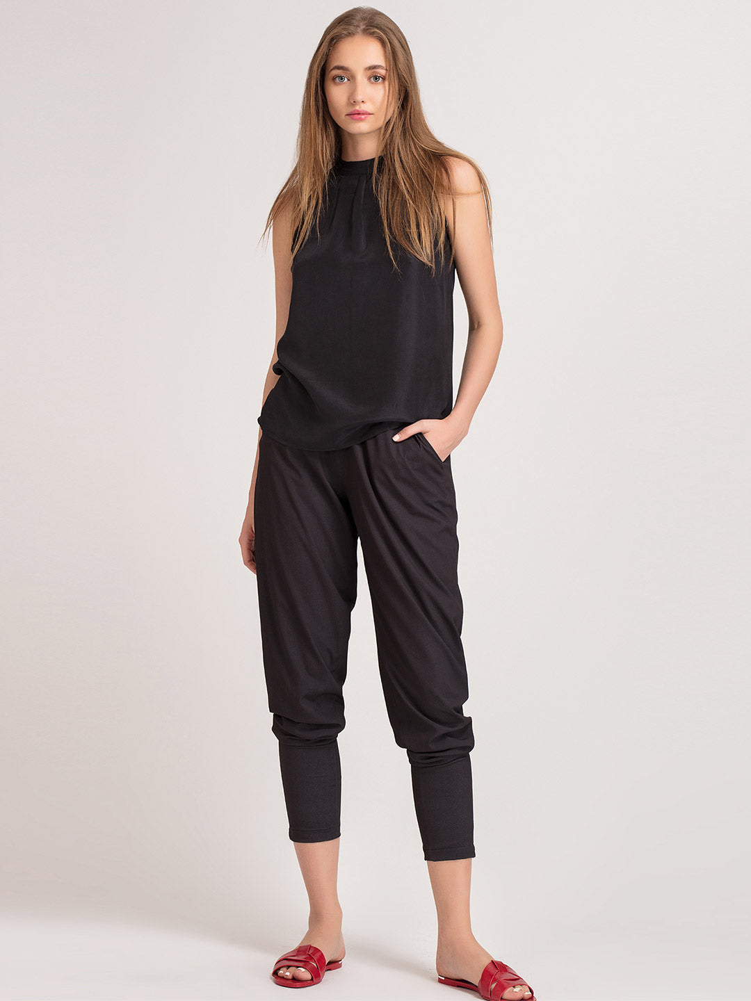 Black Jodhpur Pants from Shaye , Pants for women