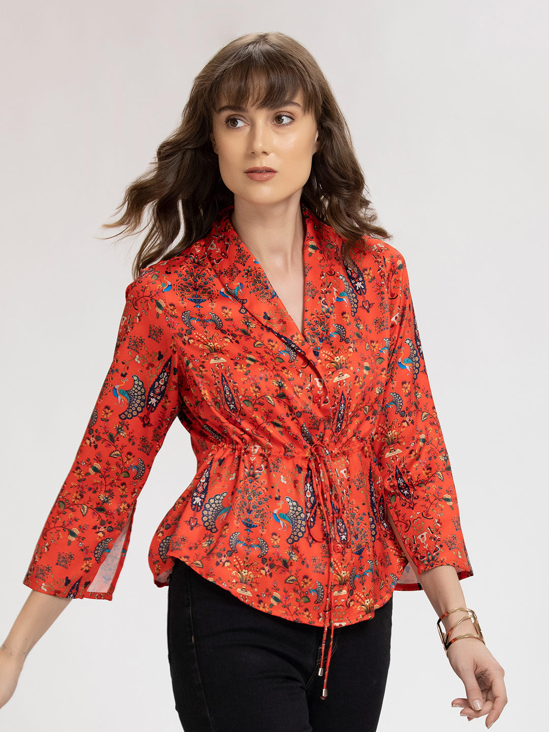 Camile Cinched Shirt Jacket from Shaye , Shirt for women