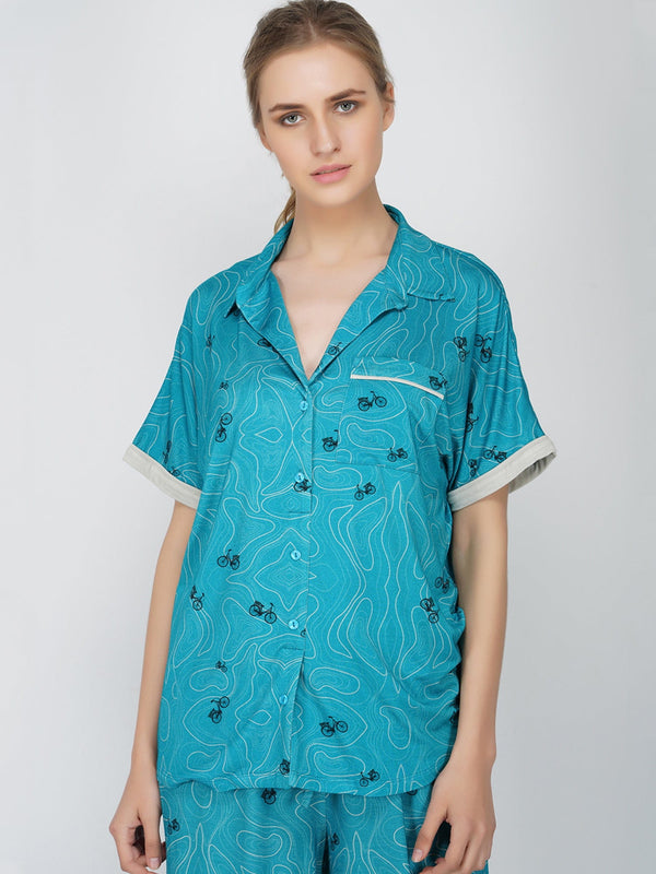 Aqua Pj Set from Shaye , for women