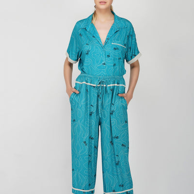 Aqua Pj Set