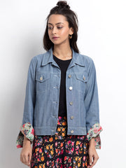Turn up sleeves jacket from Shaye , for women