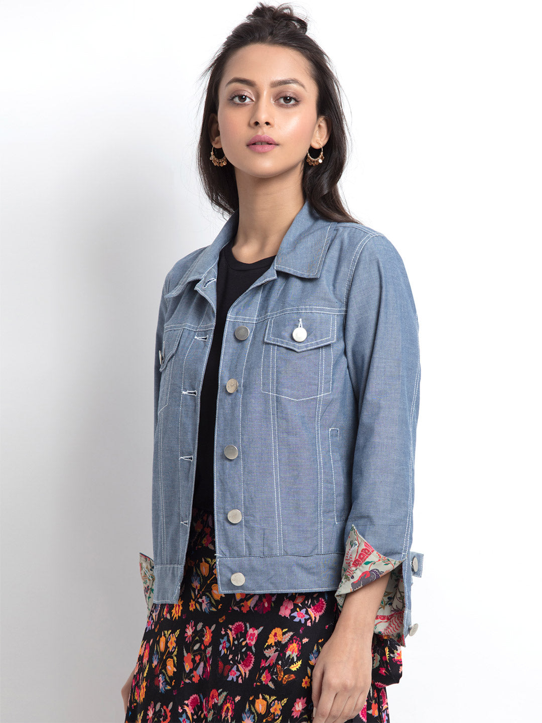 Turn up sleeves jacket from Shaye , for women