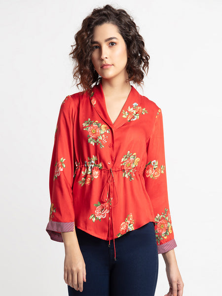 Josie Cinched Shirt Jacket from Shaye , Shirt for women