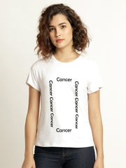 Cancer Tee from Shaye , for women