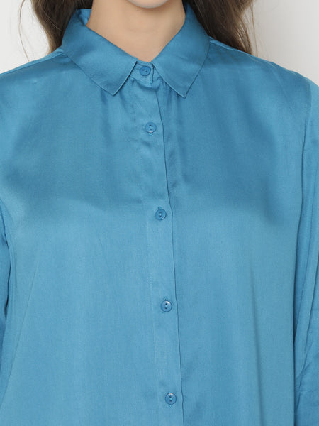 Blue Buttondown Shirt from Shaye , Shirt for women