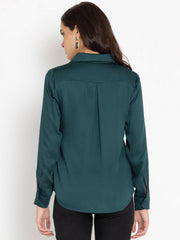 Luxe Green Shirt from Shaye , Shirt for women